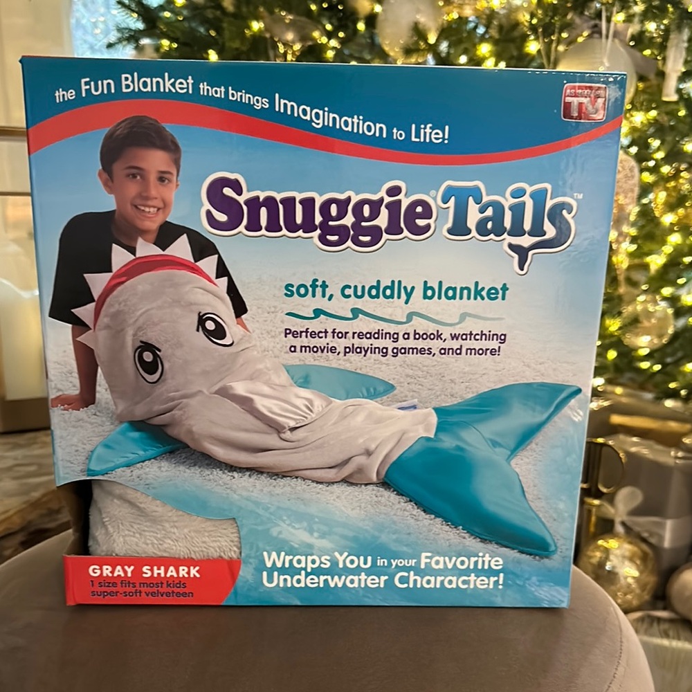 Gray Shark Snuggie Tails